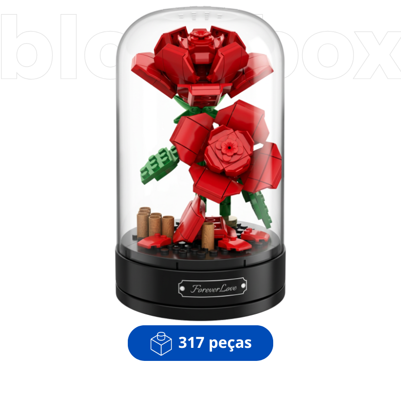 Flores de Rosas Vermelhas Eternas | 317 PCS