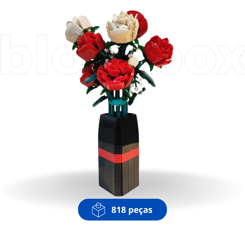 Vaso de Rosas | 818PCS