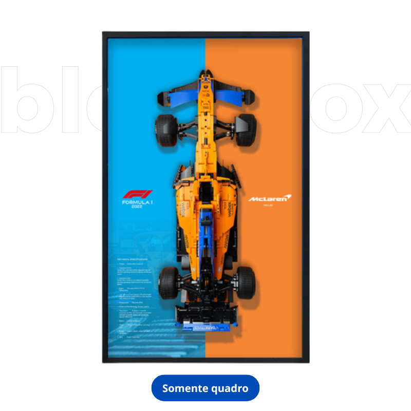 Quadro Fórmula 1 McLaren MCL35 - 3 | 50x80cm