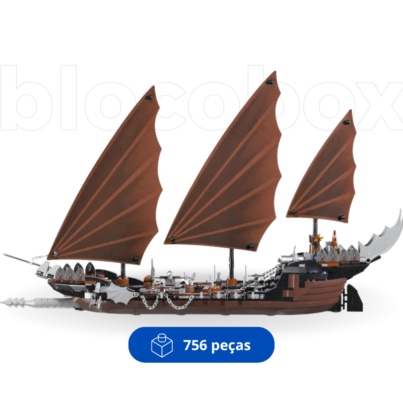 Senhor dos Anéis - A Emboscada do Navio Pirata | 756PCS