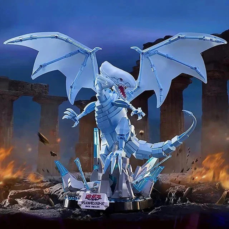 Dragão Branco de Olhos Azuis | 2000PCS