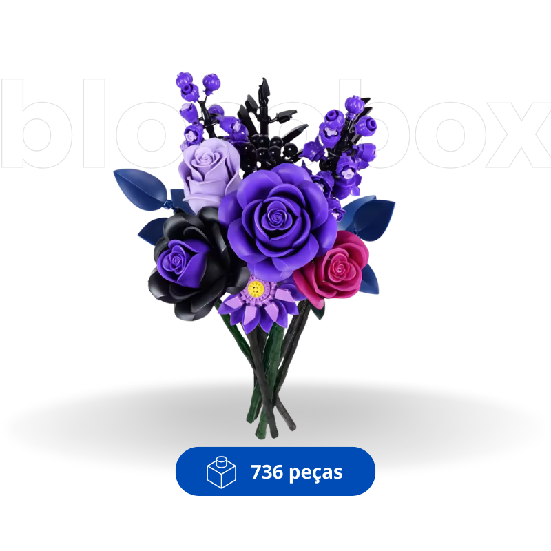 Buquê de Rosas Roxa | 736PCS