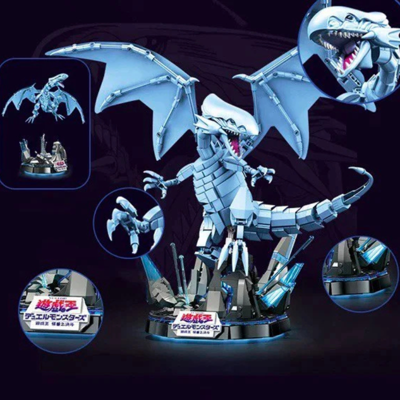Dragão Branco de Olhos Azuis | 2000PCS