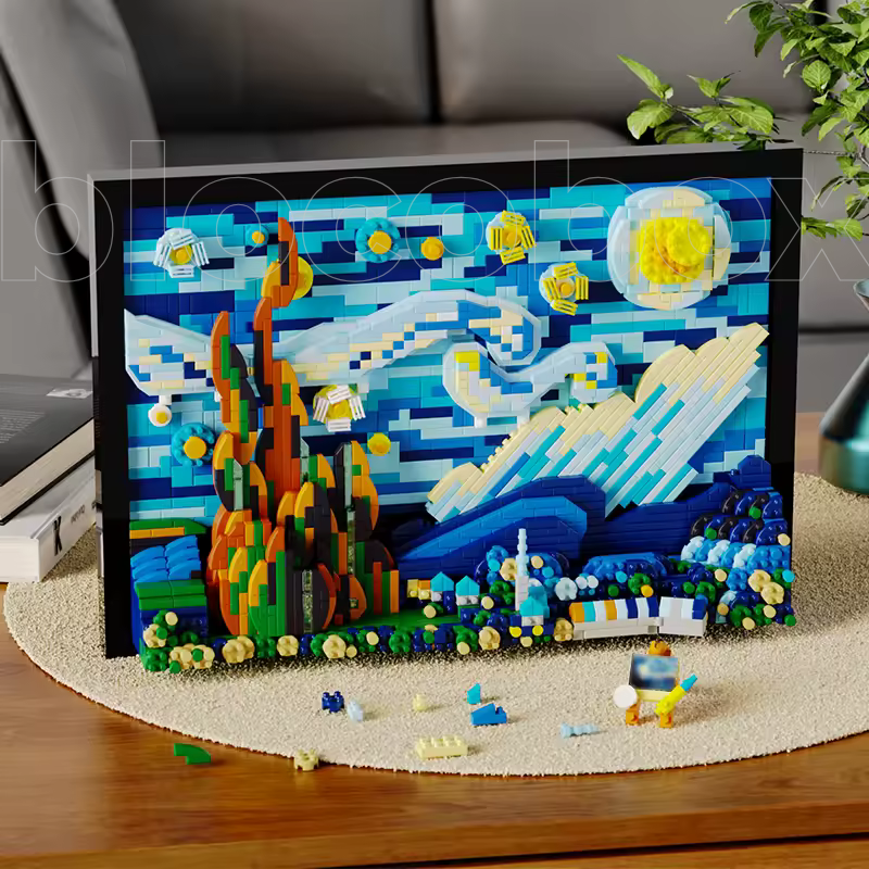 Noite Estrelada Van Gogh | 1731PCS