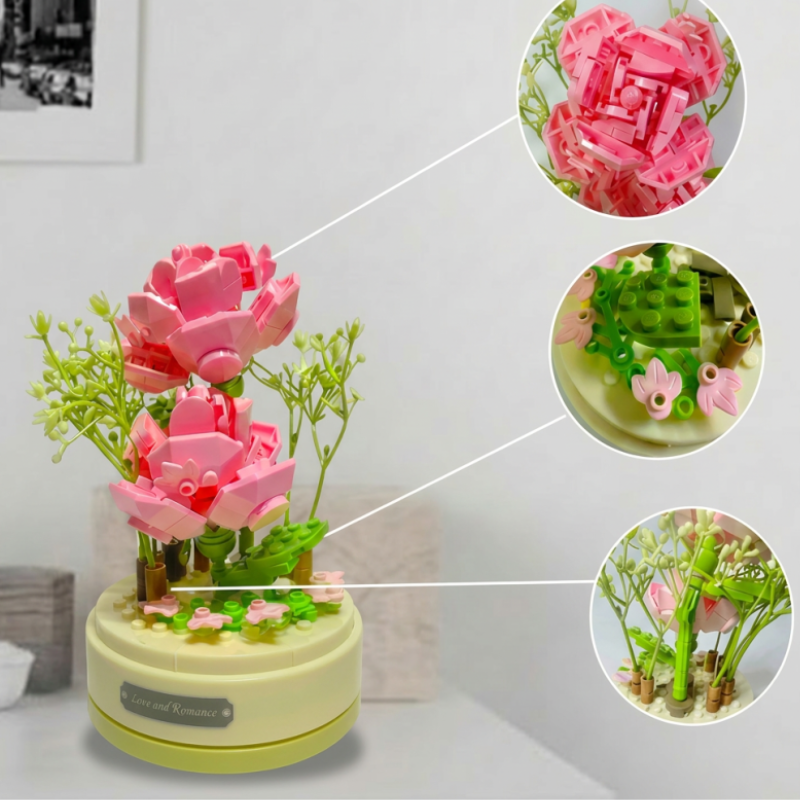 Flores de Rosas Eternas | 317 PCS