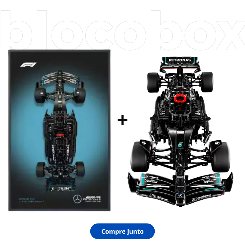 Compre Junto | F1 Mercedes AMG W14 + Quadro