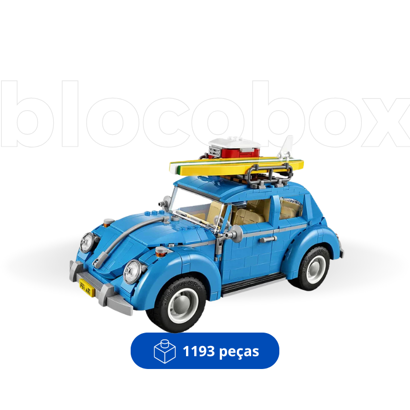 Fusca Azul | 1193PCS