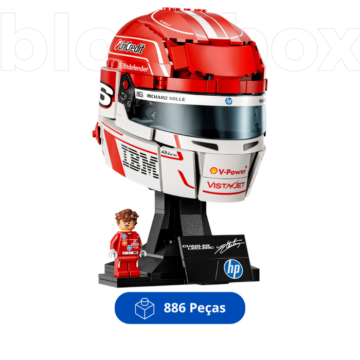 Capacete SF HP Charles Leclerc 886PCS
