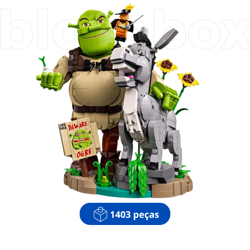 Shrek, Burro e Gato de Botas | 1403PCS
