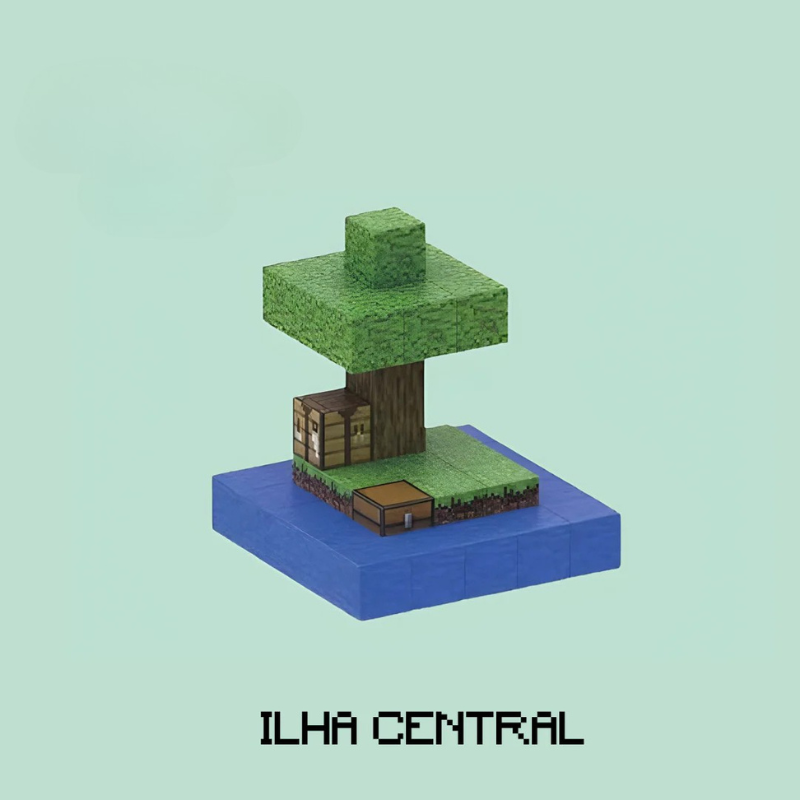 Ilha Central Minecraft | 38PCS