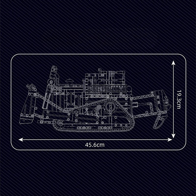 Trator D11 Bulldozer | 1508PCS