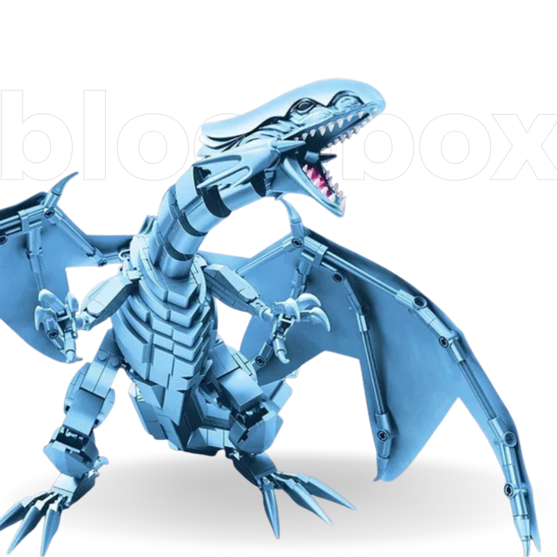 Dragão Branco de Olhos Azuis | 2000PCS