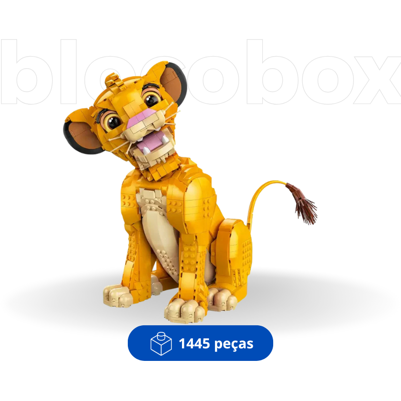 O jovem Simba - Rei Leão | 1445PCS