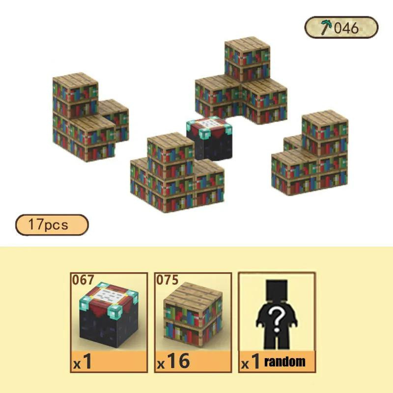 Mesa de Encantamentos - Blocos Magnéticos Minecraft | 17PCS