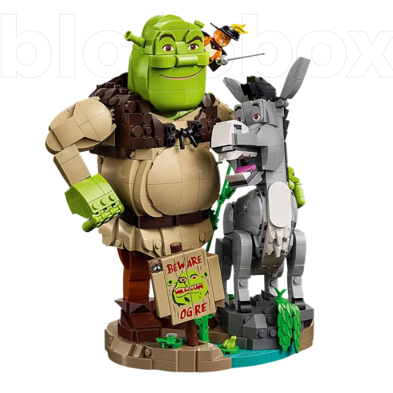 Shrek, Burro e Gato de Botas | 1403PCS