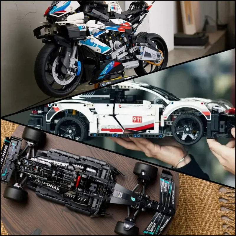 Compre Junto! Os Três Produtos Mais Vendidos (BMW M1000 RR, Mercedes AMG W14, Porsche 911 RSR)