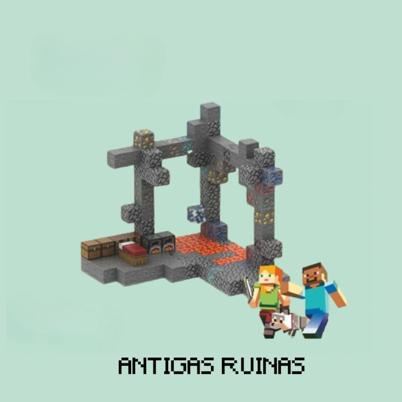 Antigas Ruinas Minecraft | 128PCS