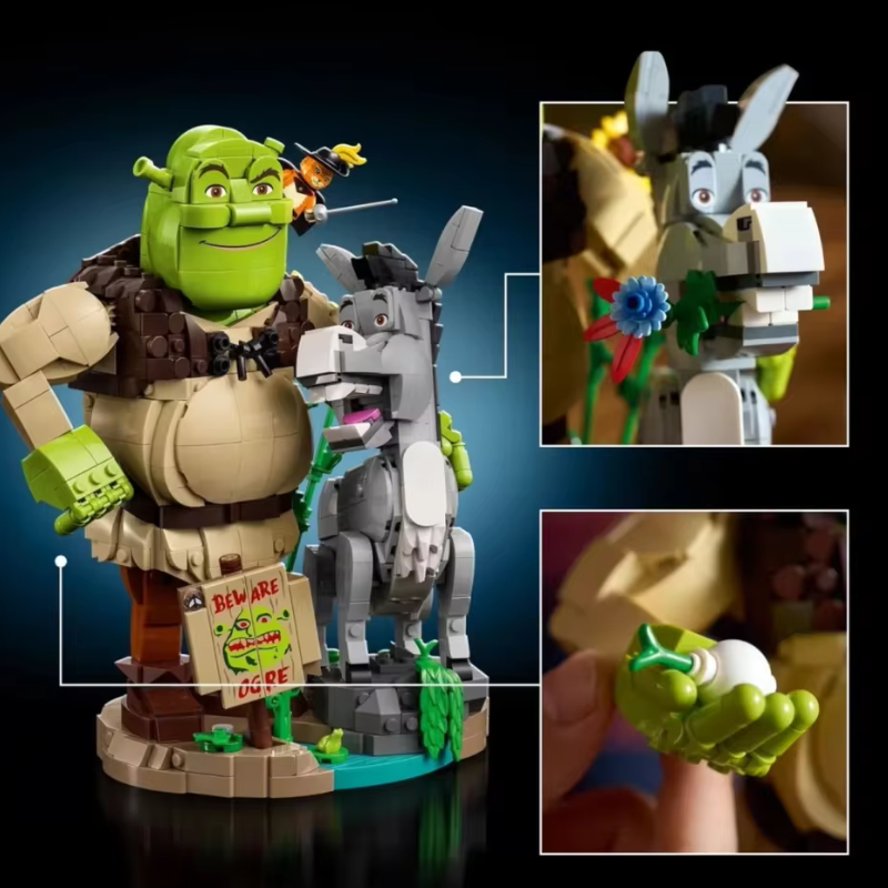 Shrek, Burro e Gato de Botas | 1403PCS