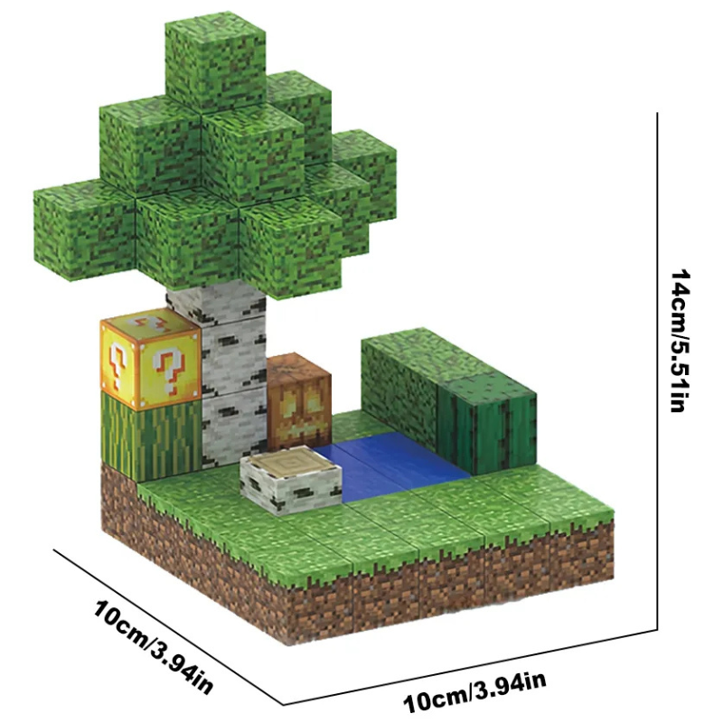 Jardim do Segredo Minecraft | 48PCS