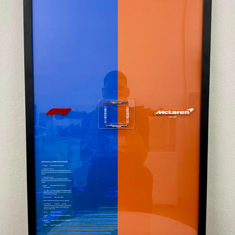 Quadro Fórmula 1 McLaren MCL35 - 3 | 50x80cm