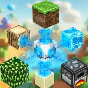 Blocos de Minério - Blocos Magnéticos Minecraft | 32PCS