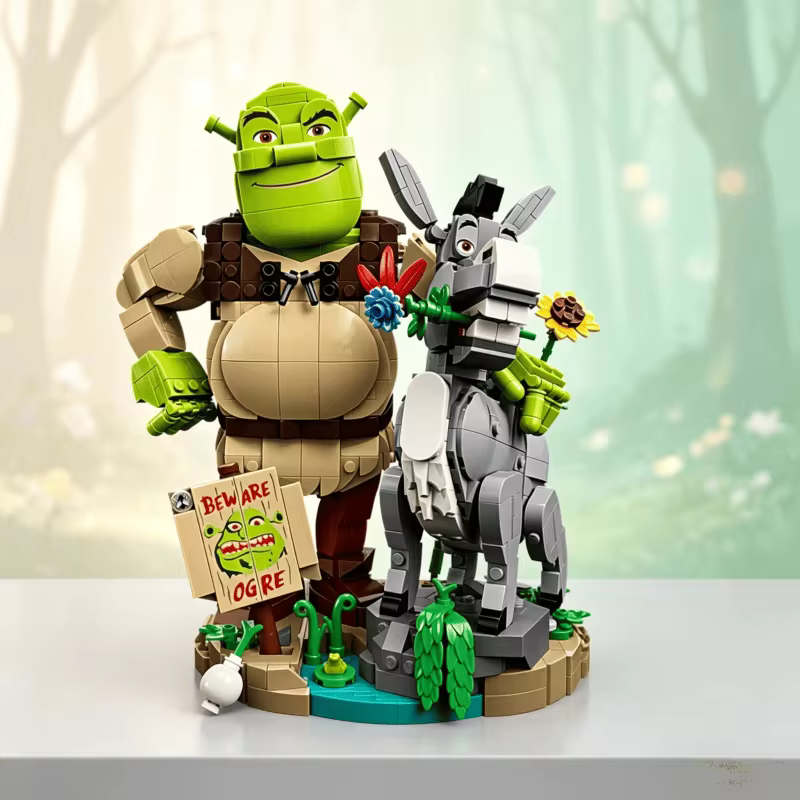 Shrek, Burro e Gato de Botas | 1403PCS