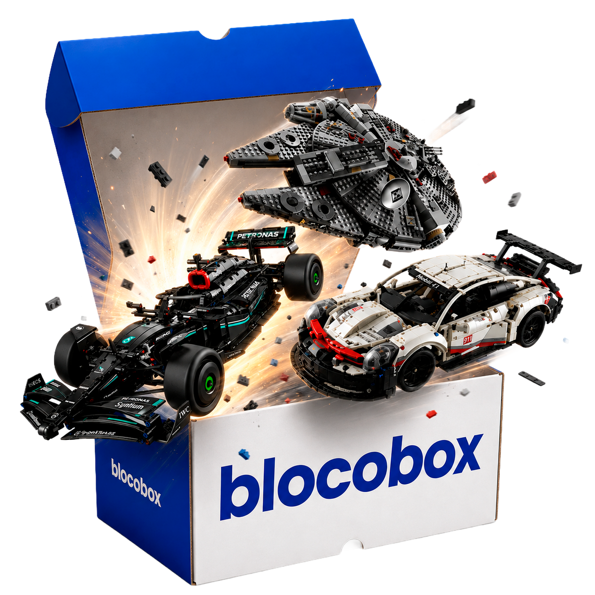 Modelos de blocos de montar da Blocobox
