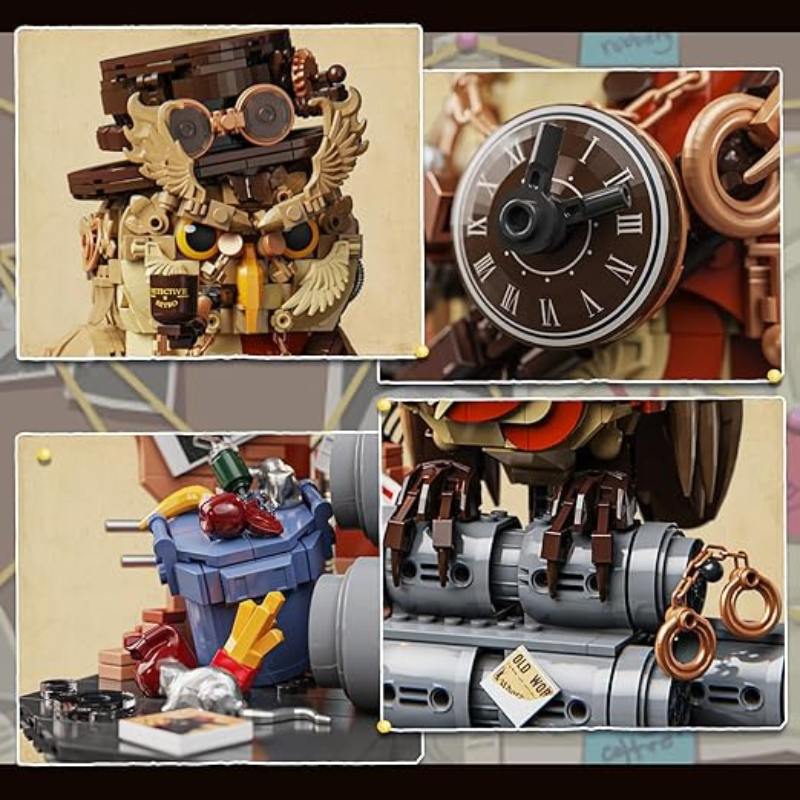 Coruja Detetive | 1286PCS