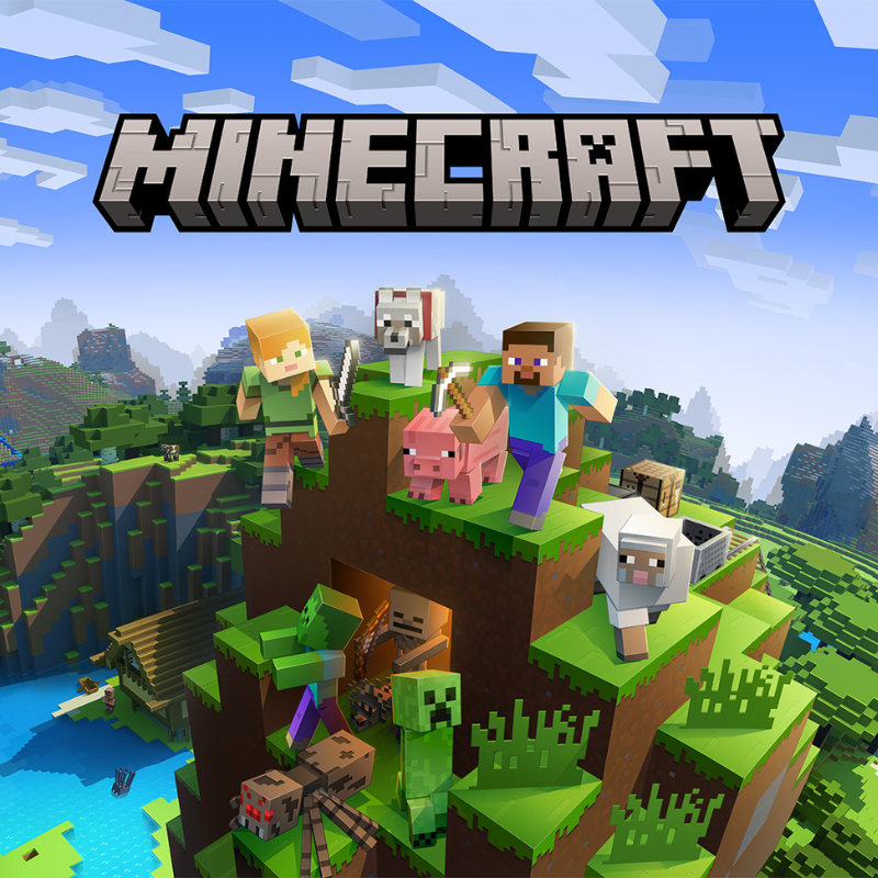 Mundo Minecraft + Minifigures de Brinde | 500PCS Magnéticas